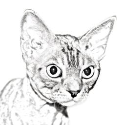 Devon Rex - Wooden Stand For Candles/Pens With The Image Of A Cat New Collection - thumbnail 2
