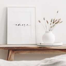 Amore Print - Romantic Wall Art Unframed - thumbnail 4