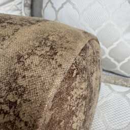 "Elegant Bed Cushion in Gold Copper Shimmer, 16"" X 6" - thumbnail 3