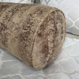 "Elegant Bed Cushion in Gold Copper Shimmer, 16"" X 6" - thumbnail 2