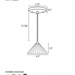 Small Picco - Ceramic Pendant Ceiling Light Handmade Minimalist Pleated Hanging Fixture in Bone White - thumbnail 4