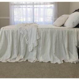 Soft White Bedspread, Off Bedding, Bedspread Queen King Twin Full - thumbnail 2