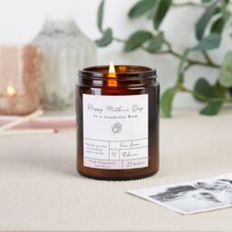 Personalised Mother's Day Candle Gift For Mum Scented Candle