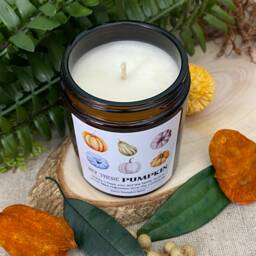 Autumn Candle Hey There Pumpkin - Spice Personalised Soy Wax - No Paraffin - thumbnail 2
