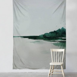 Minimalistic Landscape - Wall Tapestry Tapestry Hangings Wanderlust Bohemian Home Decor Dorm T#63 - thumbnail 2