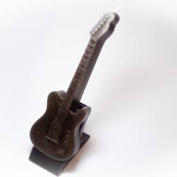 Guitar On A Stand Unique Hand Made Candle - thumbnail 4