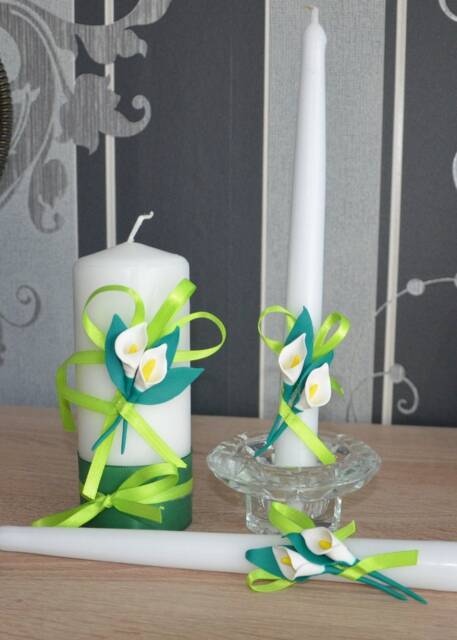 3 Candles For Wedding Or Decoration Candle Birthday Gift Mother's Day - image 1