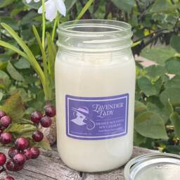 32 Oz Soy Candle Strong Scent, Farmhouse Jar - [Scent Choice] - thumbnail 3