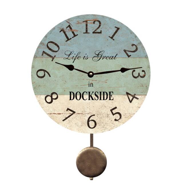 Personalized Beach Pendulum Clock - Wall Clock - image 1
