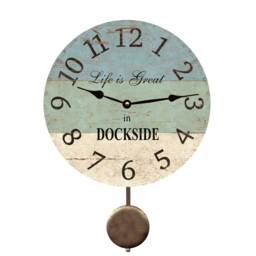 Personalized Beach Pendulum Clock - Wall Clock - thumbnail 1