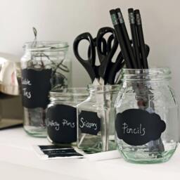 Chalkboard Labels - Wall Stickers Home Decor Art Nutmeg Art Product Identification Sticker Storage - thumbnail 1