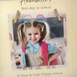Personalised Girls Boys First Day At School - First Pre-School Nursery Photo Frame Keepsake - thumbnail 2