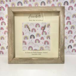 Personalised Girls Boys First Day At School - First Pre-School Nursery Photo Frame Keepsake - thumbnail 3