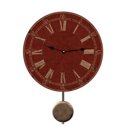 Red Classic Wall Clock - thumbnail 2