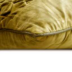 "Velvet Lemon Grass Green Throw Pillow 16""x16" - thumbnail 2