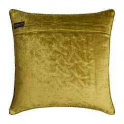 "Velvet Lemon Grass Green Throw Pillow 16""x16" - thumbnail 3