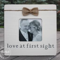 Love At First Sight Frame - Custom Anniversary Photo - thumbnail 2