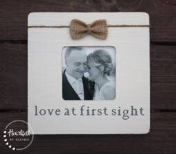 Love At First Sight Frame - Custom Anniversary Photo - thumbnail 1