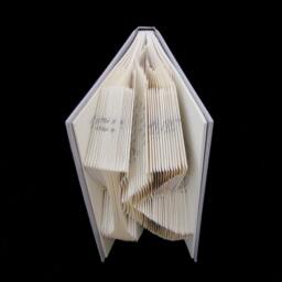 K Monograms Letters Alphabets Characters Folded-Book Art Sculpture - thumbnail 3