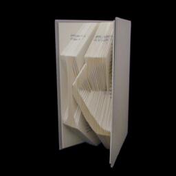 K Monograms Letters Alphabets Characters Folded-Book Art Sculpture - thumbnail 2