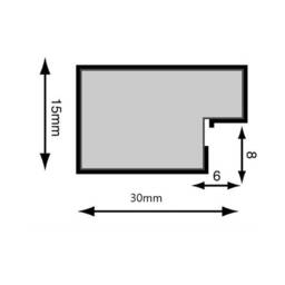 studio Black Ash Picture Frame With Mount - thumbnail 3