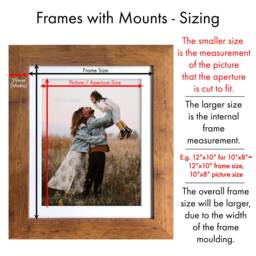 studio Black Ash Picture Frame With Mount - thumbnail 4