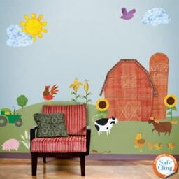 Personalized Barn Wall Sticker Decal For Kids Room - thumbnail 2