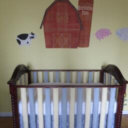 Personalized Barn Wall Sticker Decal For Kids Room - thumbnail 4