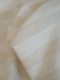 Rhea Linen Sheer Curtain, Blend Striped Curtain For Bedroom Living Room, Custom Panel, Drape, 1Pc - thumbnail 1