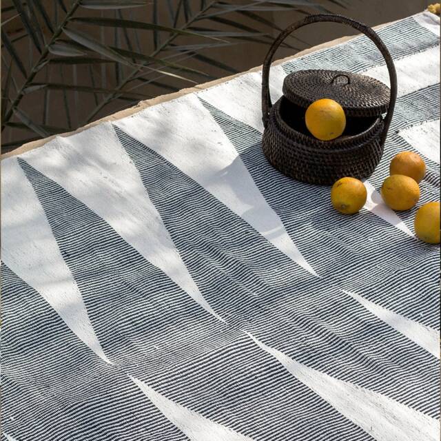 8x10 Kilim Rug Black & White - Rugs For Living Bedroom Aesthetic Cotton Flatwoven Area Bedside Hallway Runner 2x3 5x8 9x12 Low Pile - image 1