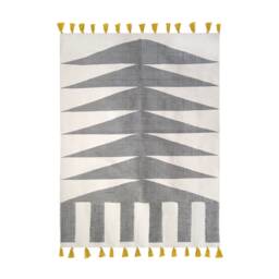 8x10 Kilim Rug Black & White - Rugs For Living Bedroom Aesthetic Cotton Flatwoven Area Bedside Hallway Runner 2x3 5x8 9x12 Low Pile - thumbnail 2