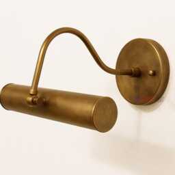 Vintage Brass Picture Light, Wall Sconce Lamp, Adjustable Bathroom Lighting