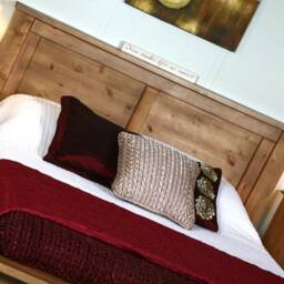 Solid Pine Chunky Panel Bed With Low Foot End - 3Ft-6Ft Available - thumbnail 2