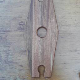 Handmade Wooden Wine Butler Bottle & Glass Holder - thumbnail 3
