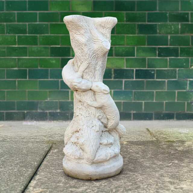stone Hourglass Sundial Sculpture Concrete With Squirrels Figurine Timepiece Decoration Handmade Ornament Sundial Lover Gift - image 1