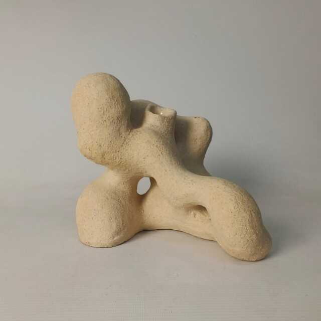 Interior Designer. Abstract Sculptures. Creative Sculpture Vase. Ikebana Vase. Handmade Minimalist Pottery - image 1