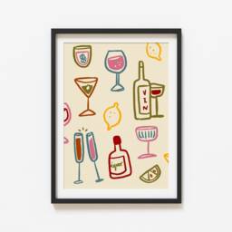 Gallery Wall Set, Print Sets, Kitchen Art Prints, Art, Set Of 6, Home Decor Ideas, Dining Room Unframed - thumbnail 4