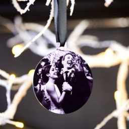 Personalized Photo Christmas Bauble, Custom Ornament, Xmas Tree Decoration - thumbnail 1