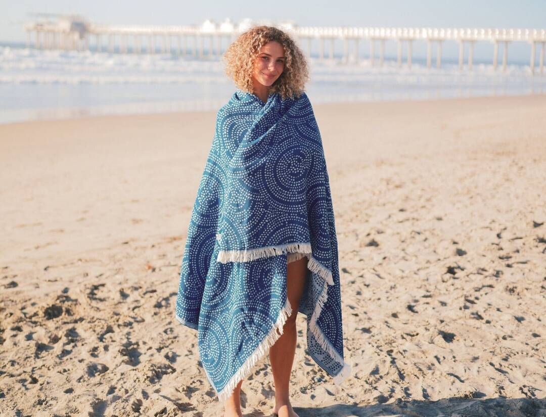 Turkish Beach Blanket Towels Lands' End Turkish Beach Blanket