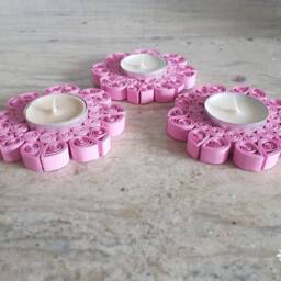 Quilling Candle Holder, Paper Home Decor, Wedding Decorations, Table Celebration, Christmas, Birthday, Mothers Day - thumbnail 4