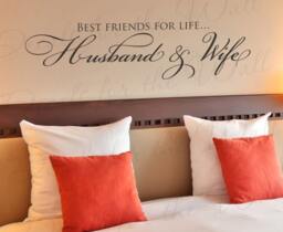 Best Friends For Life Husband Wife Bedroom Love Marriage Family Relationship Romantic Couple Wall Quote Sticker Art Vinyl Decal A10 - thumbnail 1