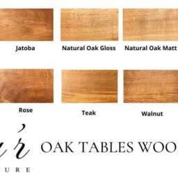 Oak Modern Dining Table Steel Base 0113 - thumbnail 3