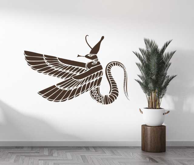 Egyptian Snake Wall Decal Ancient Egypt Decor 2682 - image 1
