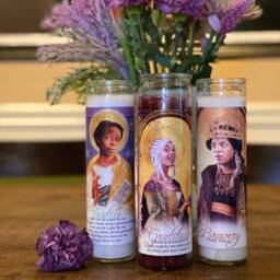 The Color Purple Prayer Candle - Set Of 3 - thumbnail 2