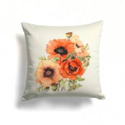 Autumn Tree Cushion Cover/Orange Yellow Brown Leaves Pillow Case/Living Room Decorative Cover/Interior Design Style Home - thumbnail 3