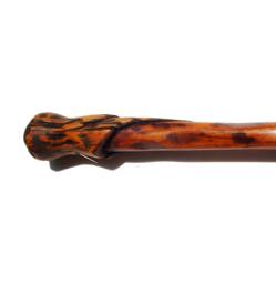 Willow Second Wand, Fully Hand Carved Cherry Wood, No Resin