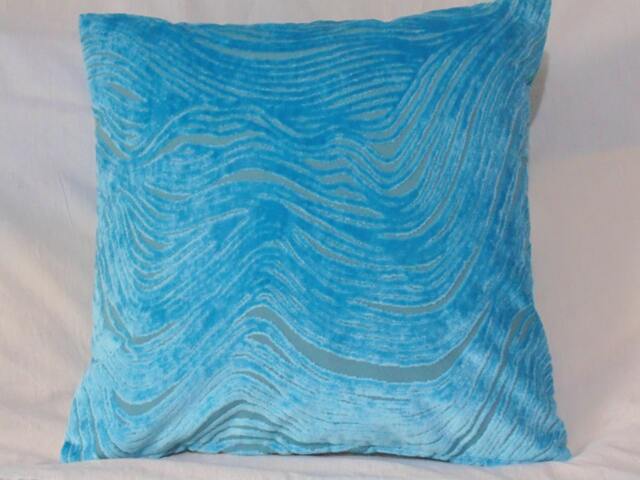 Designers Guild Fabric Aurelia Turquoise Cushion Covers/Pillow - image 1