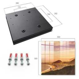 Urban Harmony Wall Mounted Key Cabinet, Orange Industrial Box, Photographic Landscapes, For Lovers Of Travel & City Landscapes - thumbnail 4