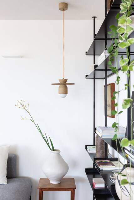 Ceramic Pendant Light - Les Beige - image 1