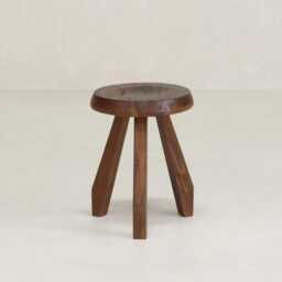 Meribel Stool, Perriand Inspired, Milking Stool - thumbnail 3